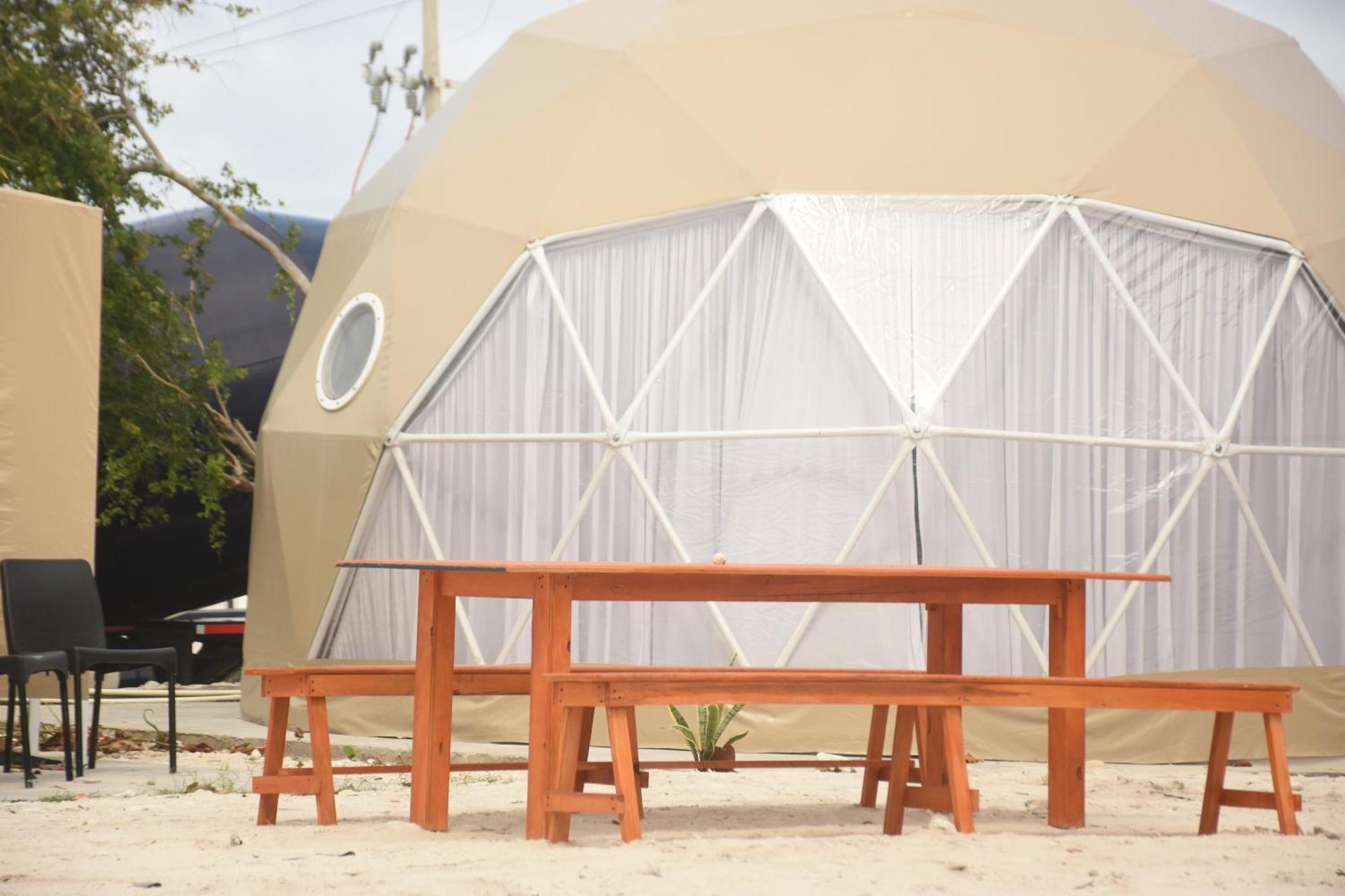 Hidden Island Glamping Isla Mujeres Hotel Bagian luar foto