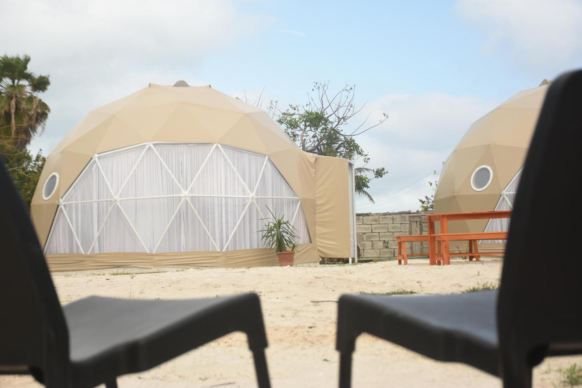 Hidden Island Glamping Isla Mujeres Hotel Bagian luar foto